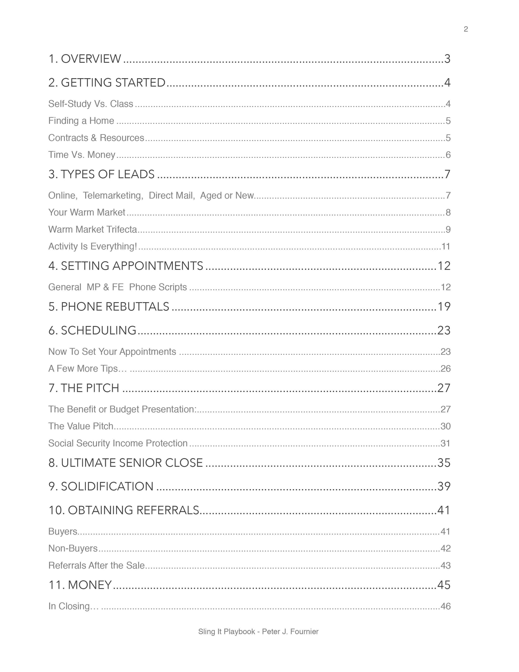 Sling It® (The Playbook)