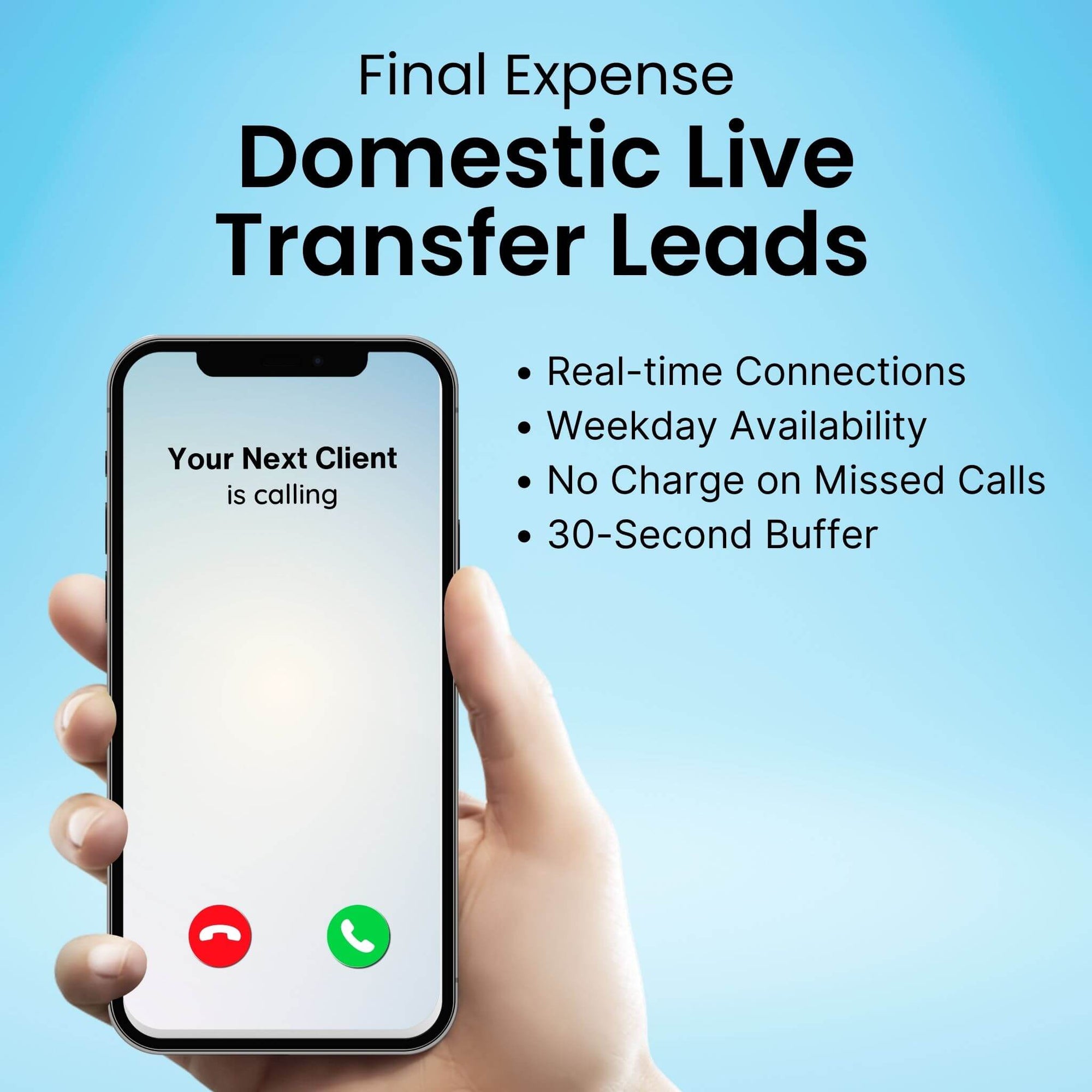 Domestic Live Transfer Leads - Final Expense