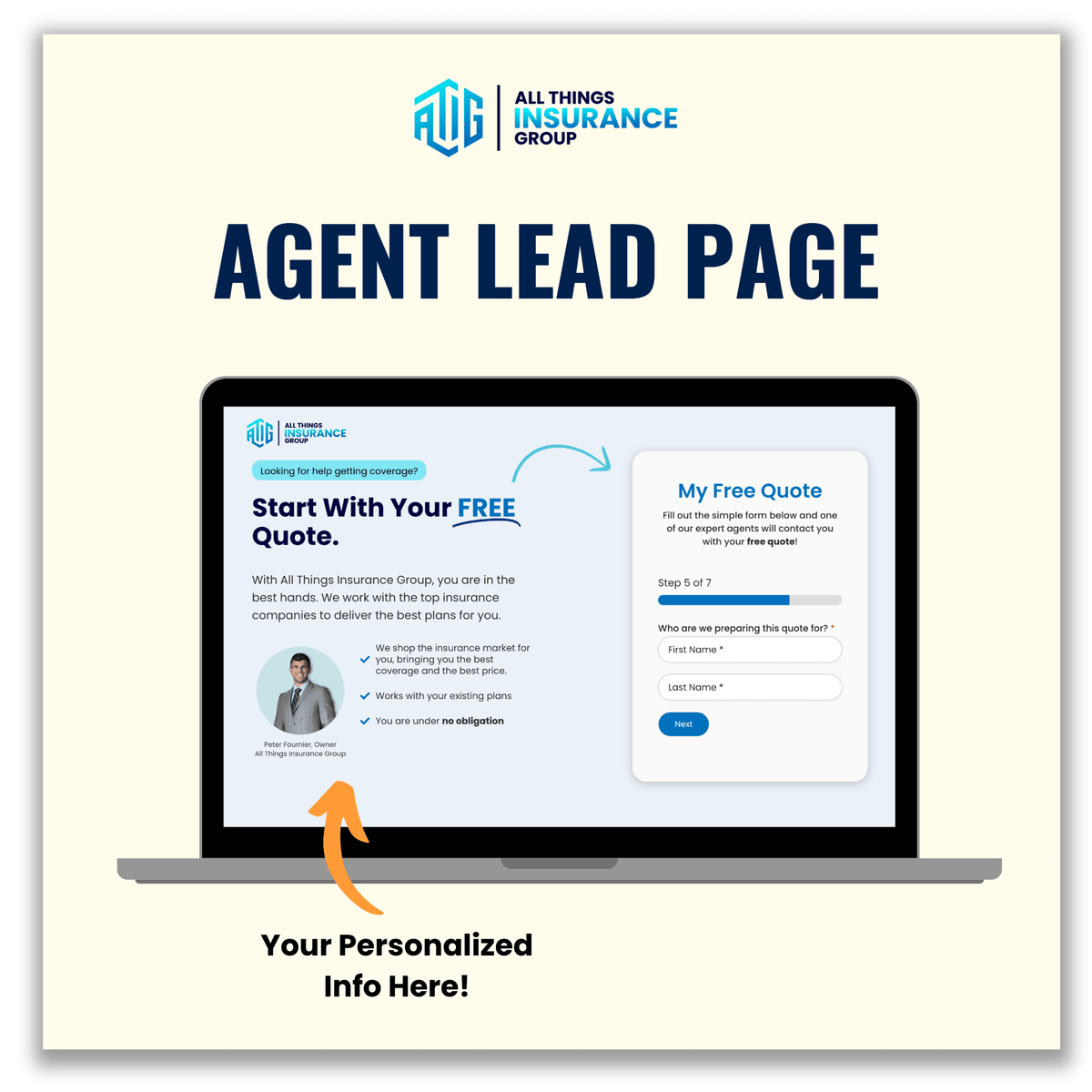 ATIG Agent Lead Page