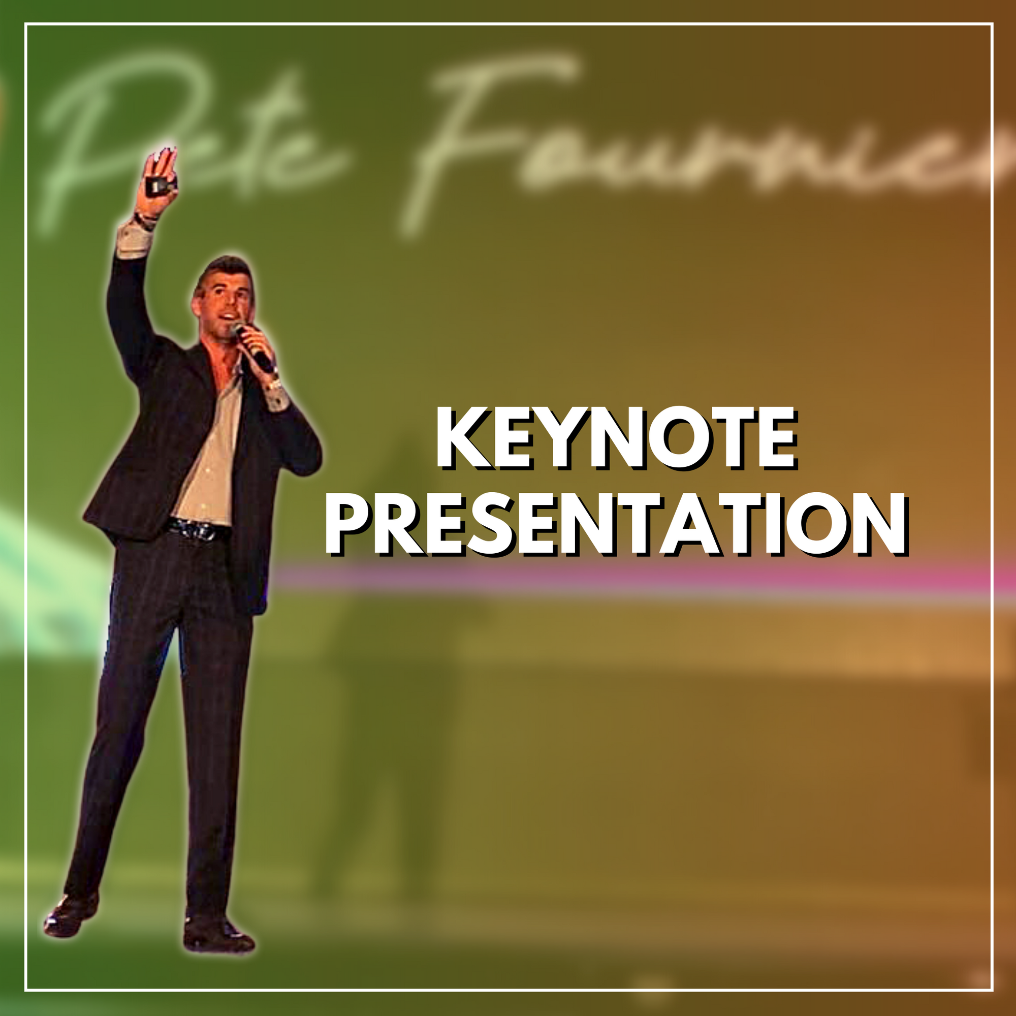 Keynote Presentation / Agency Address