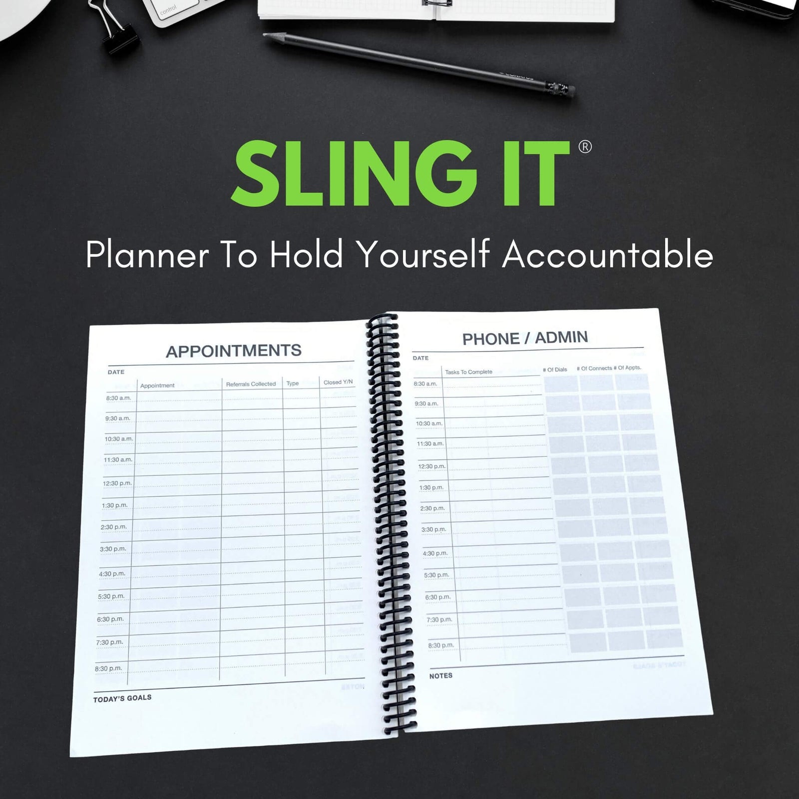 Sling It® - Planner To Hold Yourself Accountable