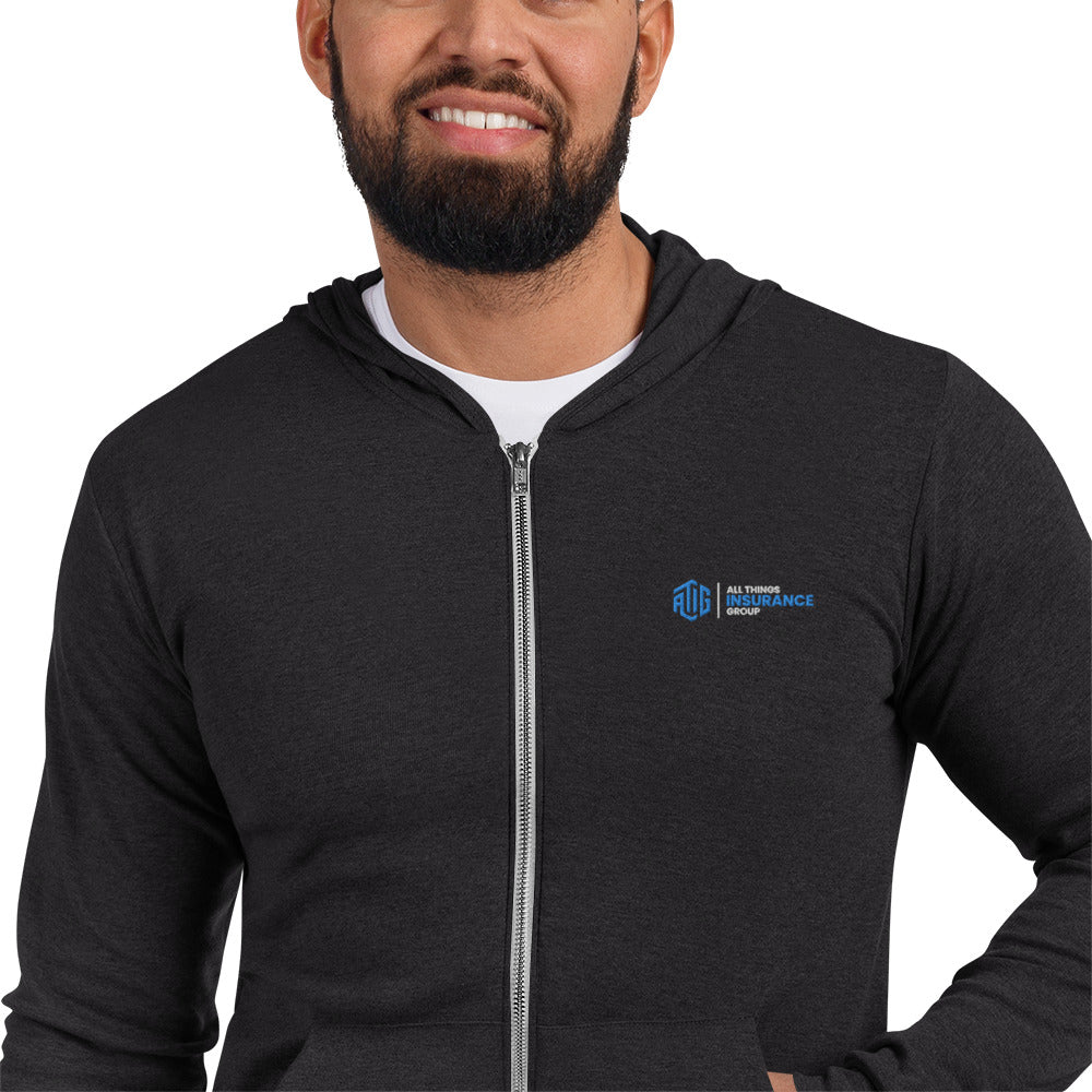 ATIG Unisex zip hoodie