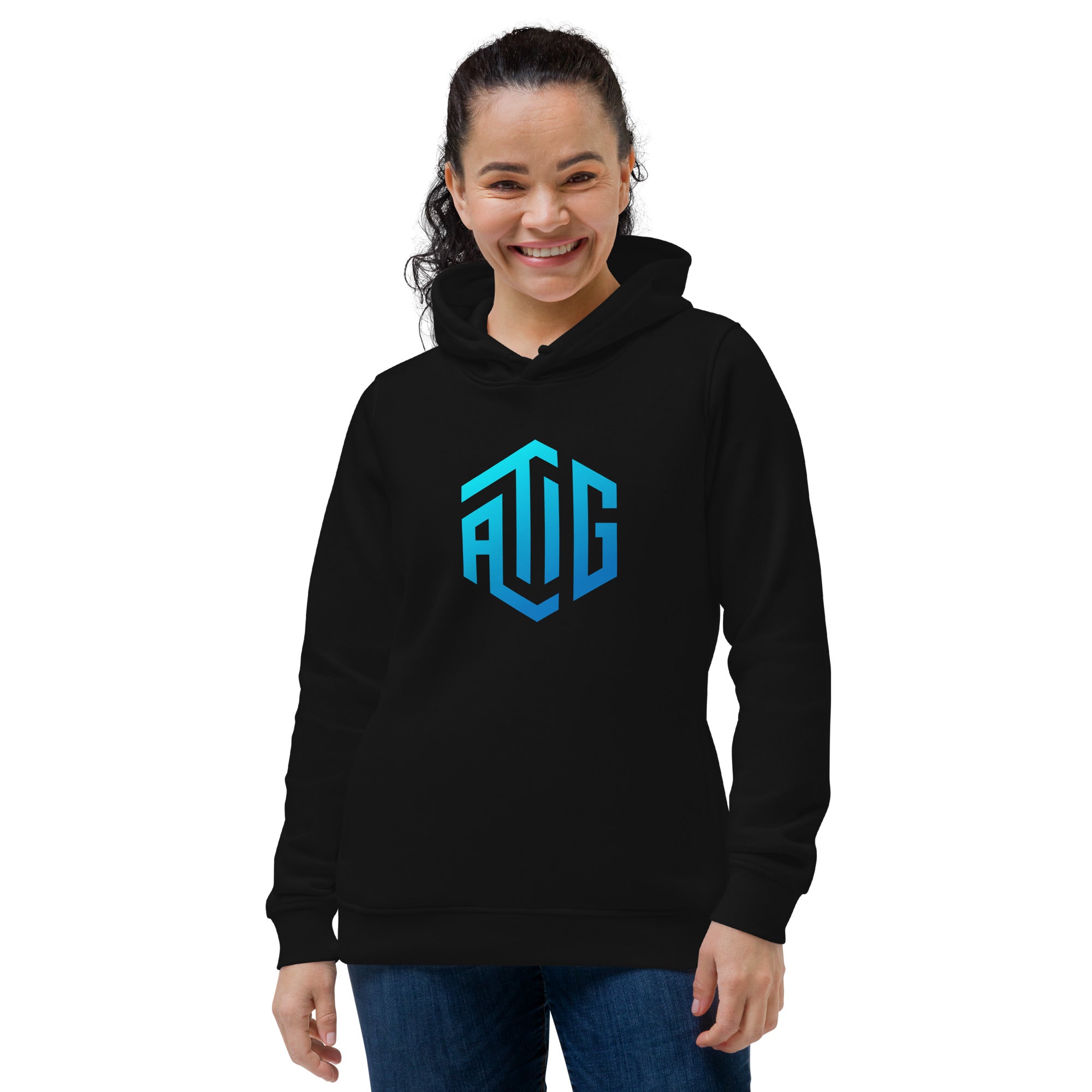 ATIG Women's eco fitted hoodie