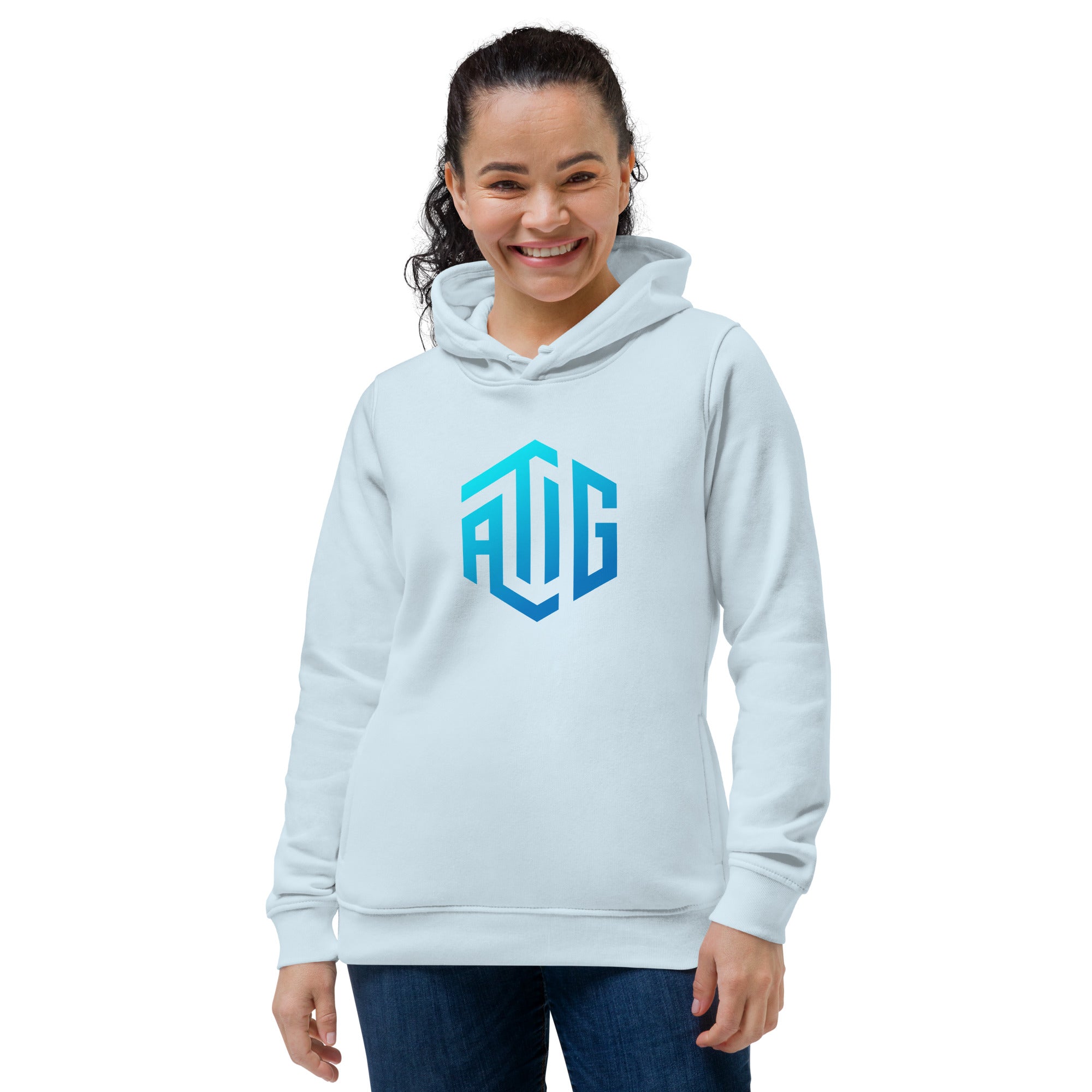 ATIG Women's eco fitted hoodie