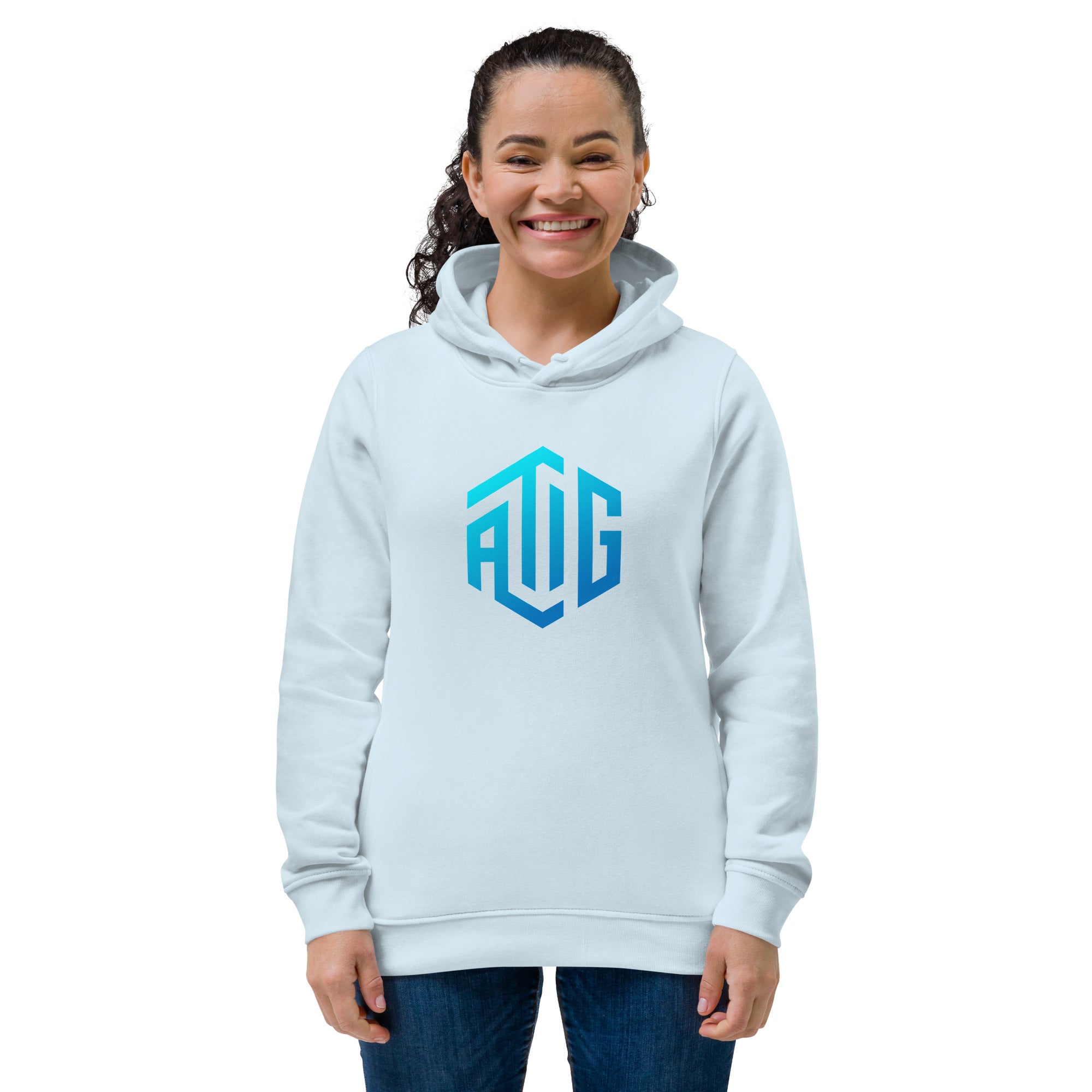 ATIG Women's eco fitted hoodie