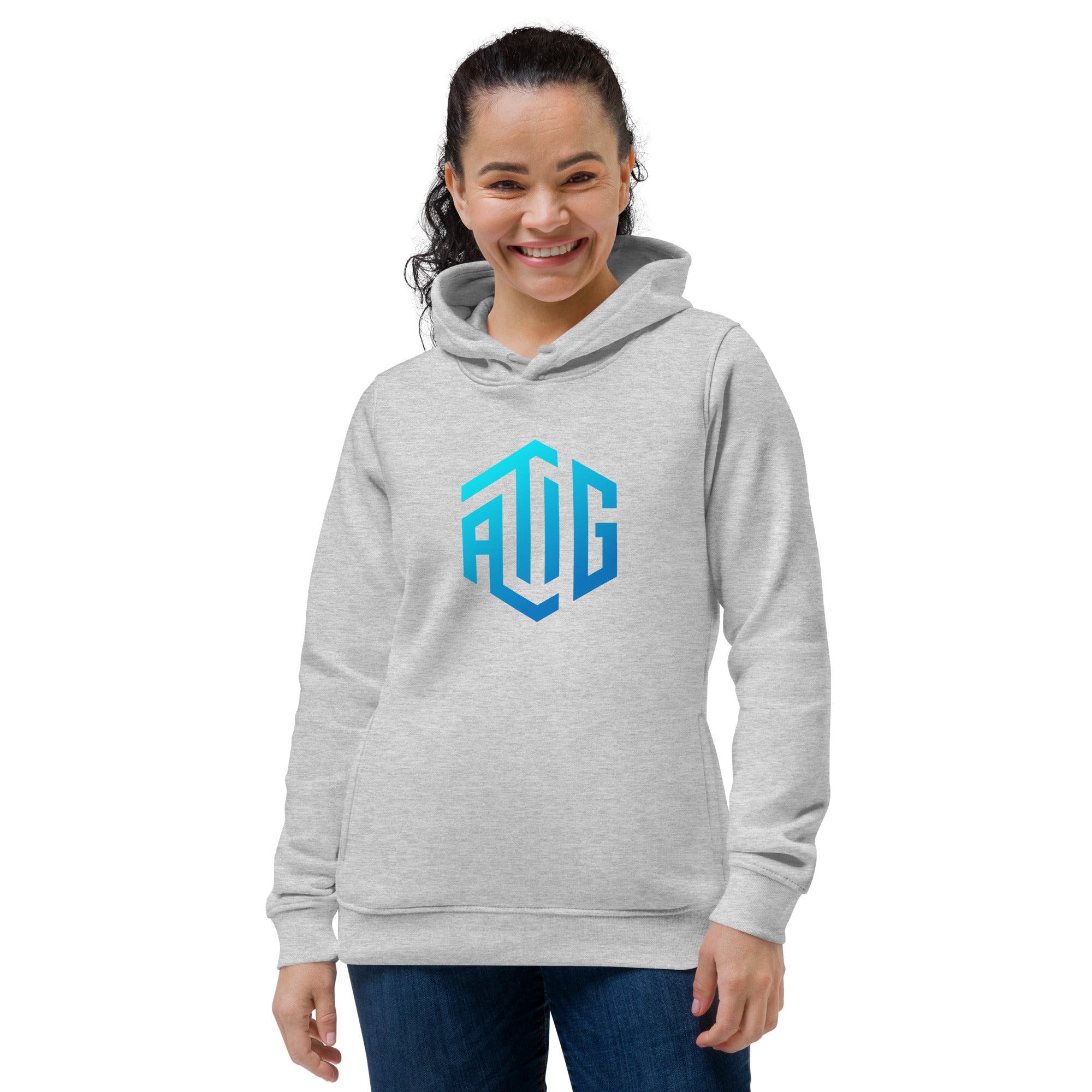 ATIG Women's eco fitted hoodie