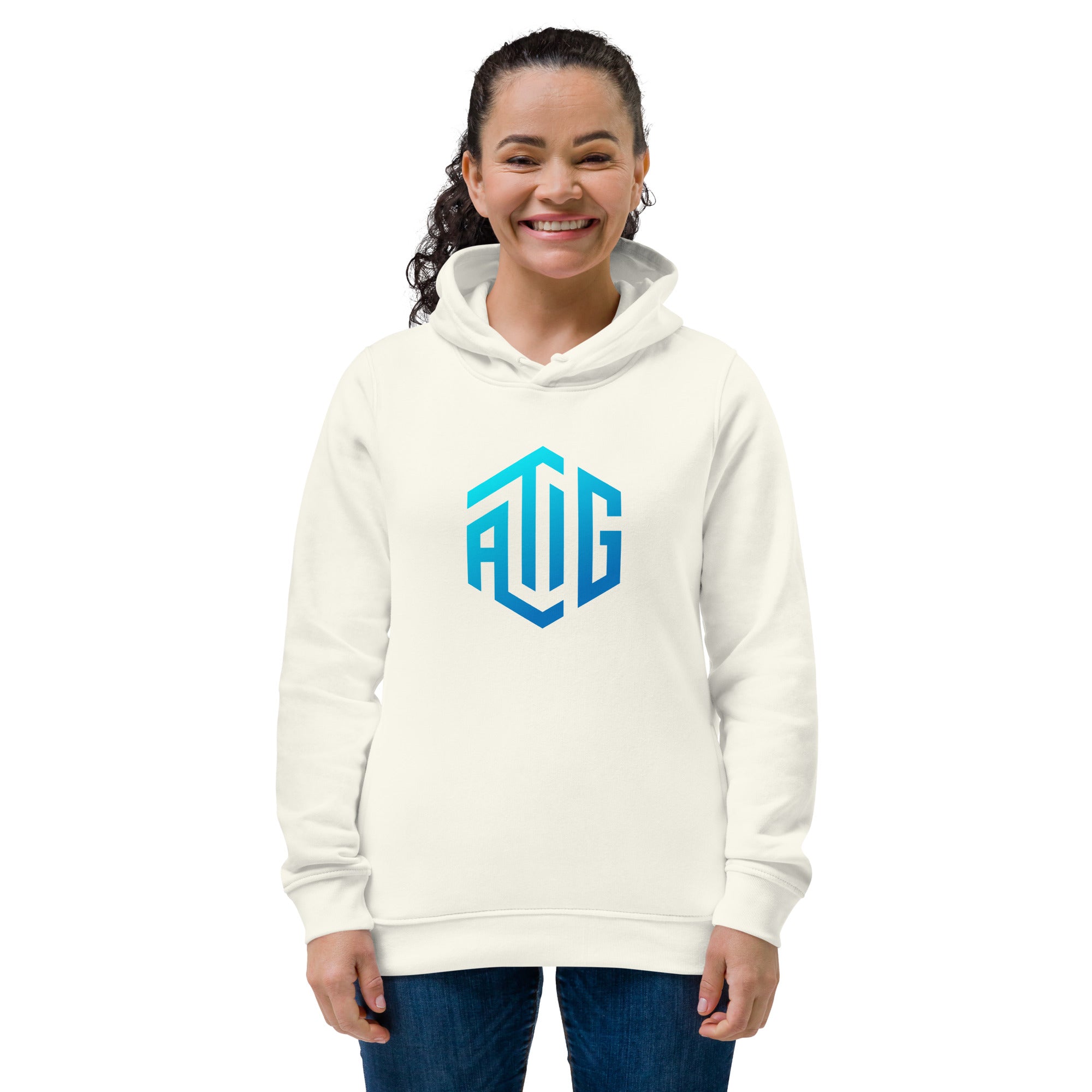 ATIG Women's eco fitted hoodie