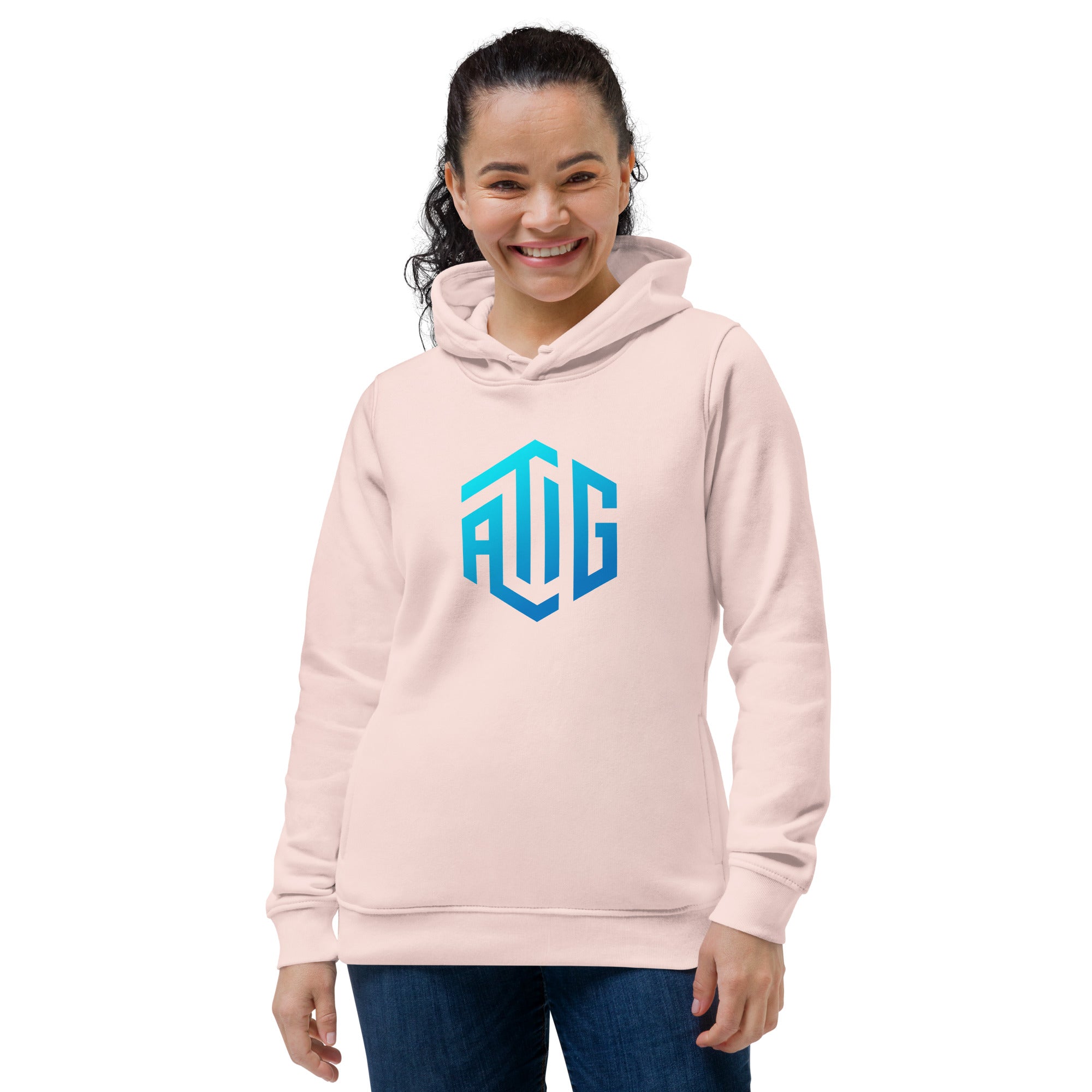 ATIG Women's eco fitted hoodie