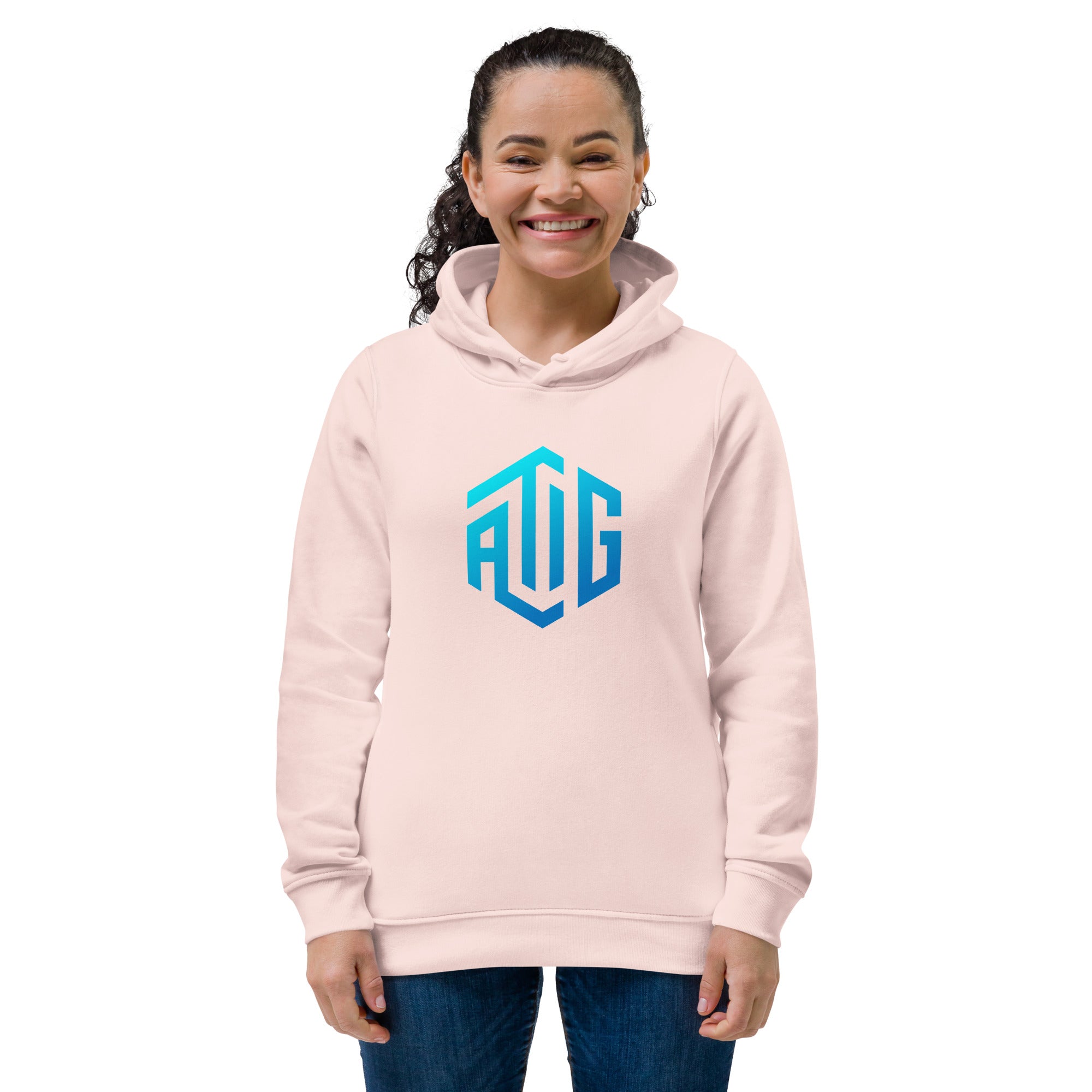 ATIG Women's eco fitted hoodie