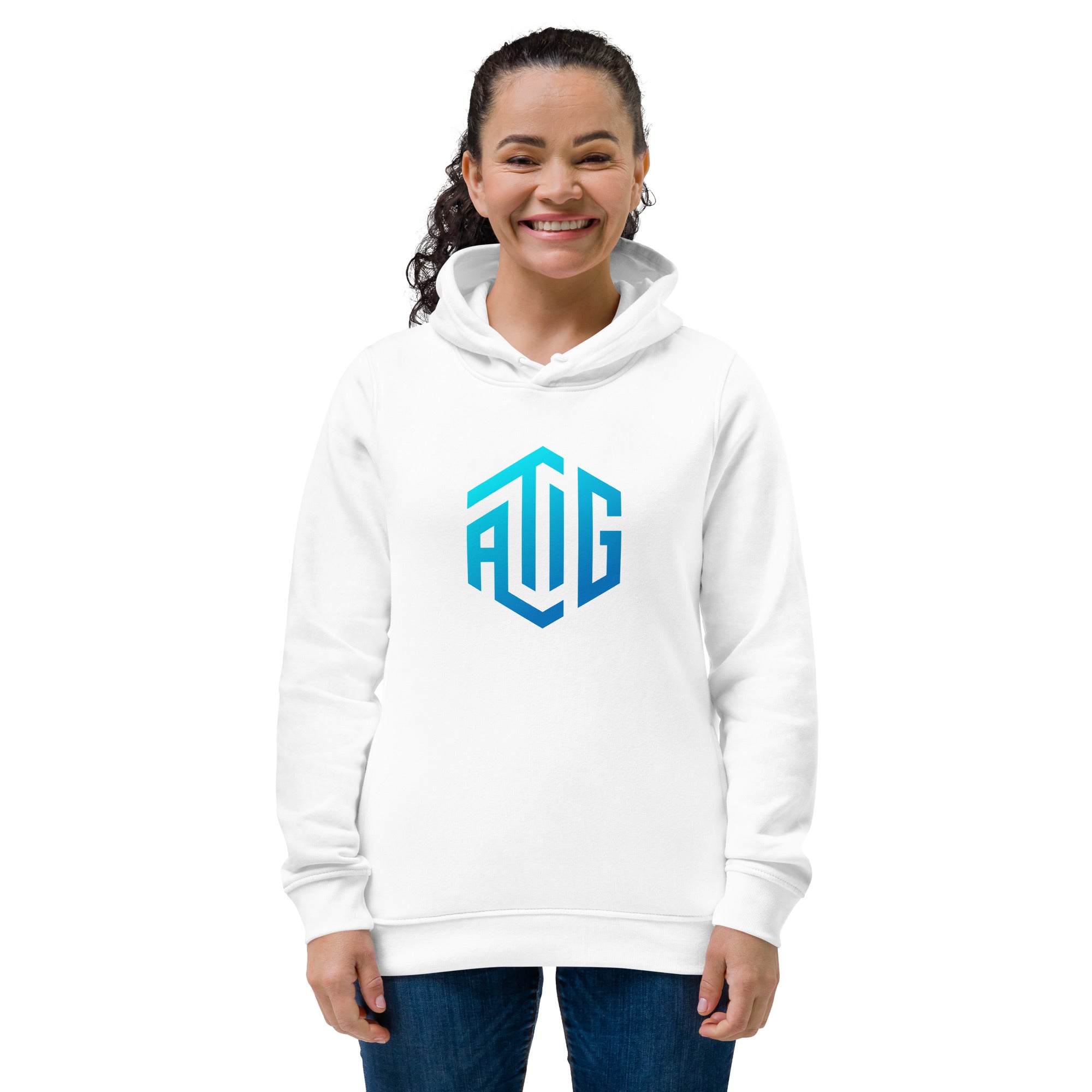 ATIG Women's eco fitted hoodie