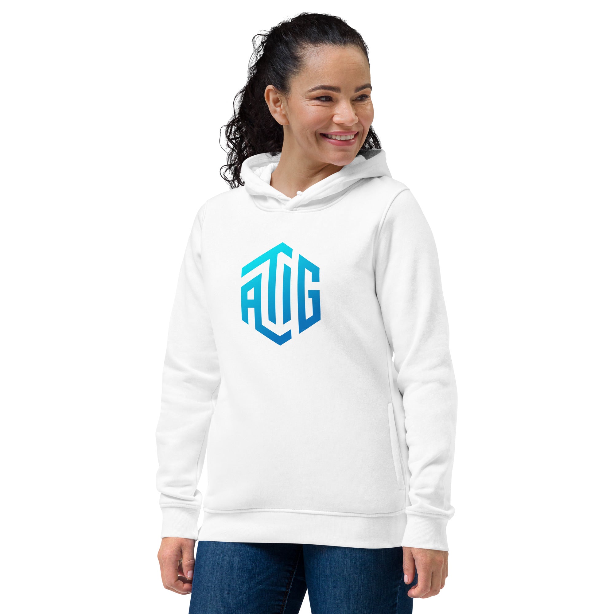 White fitted hoodie discount women's